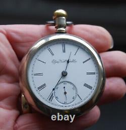 Superb Heavy Antique Elgin USA O/F Pocket Watch. 15 Jewels. Size 18. 1912