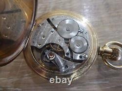 Superb Waltham Antique Gold Plated Gents Pocket Watch
