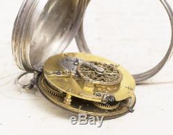 THREE EMPERORS NAPOLEON COMMEMORATIVE Verge Fusee Antique Pocket Watch