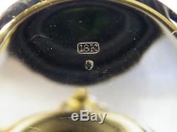 Tiffany & Co. 18K Solid Gold Antique Pocket Watch 45mm 54.9g Running With Box