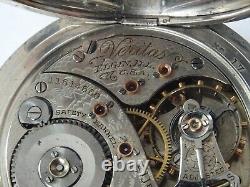 Top Quality American Elgin Veritas Pocket Watch, Railroad Grade A, 21j/5adj