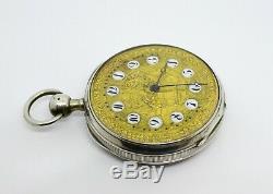 Très rare montre à musique / antique music pocket watch / Taschenuhr mit Musik