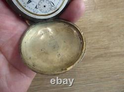 Turkish Ottoman Empire Gents Antique Silver Full Hunter Pocket Watch