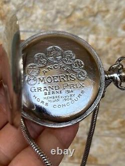Ultra Tramway Pocket Watch Mories Patent Cal 7547/780 Very Rare Model Antique