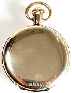 Vertex Revue Pocket Watch British Rail Antique Vintage Gold Plated