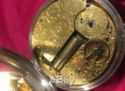 Very Rare Antique Musical Silver Pocket Watch