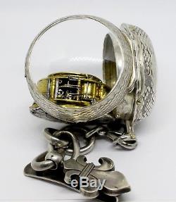 Very rare Verge Fusee Antique Pocket Watch / montre coq oignon Spindeltaschenuhr