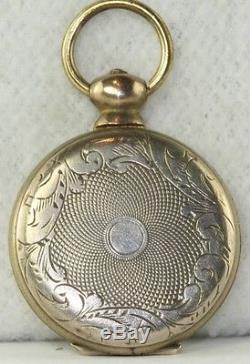 Victorian 1860's Antique Gold Filled Pocket Watch Locket