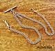 Victorian 18ct Rolled Gold Double Albert Pocket Watch Chain C1890