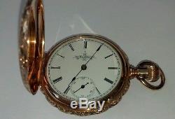 Vintage Antique 14k Solid Gold Elgin Pocket Watch (2cw)