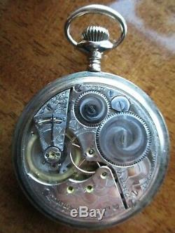 Vintage Antique Elgin 16s 17 jewels pocket watch serviced