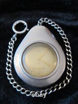 Vintage French LIP Cased Steel Pocket Watch