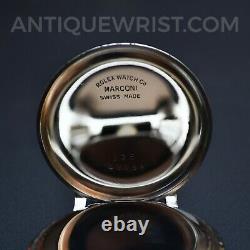 Vintage Rolex Marconi men's military mariner WW2 antique trench war wristwatch