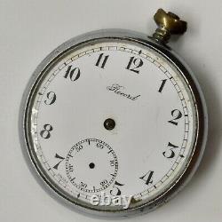 WATCH SWISS RECORD POCKET VINTAGE Antique Mechanical GENEVA Movement Pocketwatch
