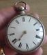 Whissonsett Maker E. Hoy Silver Fusee Verge Pair Cased Pocket Watch Date C1830