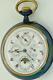 Wow! Rare Mint Condition Antique Full Calendar&moon Phase Pocket Watch. Ottoman