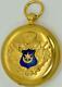 Wow! Rare Antique Ottoman Sultan's Award 18k Gold Plated Silver&enamel Watch
