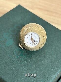 WS Swiss Made Orb Watch Gold Fill Perfect Condition Rare Vintage Antique