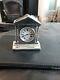 Waller And Hall Rare Silver Pocket Watch Stand In Clock Form Sheffield 1907