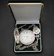 Waltham 15 Jewel Sterling Silver Full Hunter Pocket Watch With Albert Chain