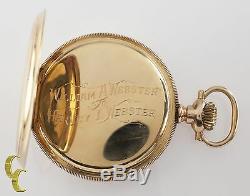 Waltham Full Hunter 14k Yellow Gold Antique Pocket Watch Grade 620 15J 16S 1899