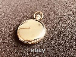 Waltham Model 1908 Open Face Pocket Watch with Vintage Chain and Antique Fob