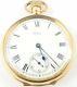 Waltham Usa 17 Jewel Antique Rg Keyless Pocket Watch In Good Working Order