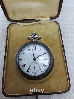 Wonderful Antique Minute Repeater High G Pocket Watch Sterling Silver Ultra Rare