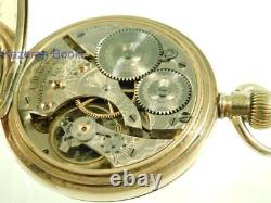 Working Antique Gold Plate Waltham Fob Pocket Watch Edwardian 620 Grade 1902