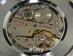 Working Seiko Precision Second Setting Vintage 50mm Hand-Winding Pocket Watch