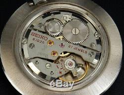 Working Seiko Skyliner 1969 Vintage 42mm Hand-Winding Pocket Watch 6102 Japan