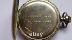 Zenith antique solid silver vintage pocket watch